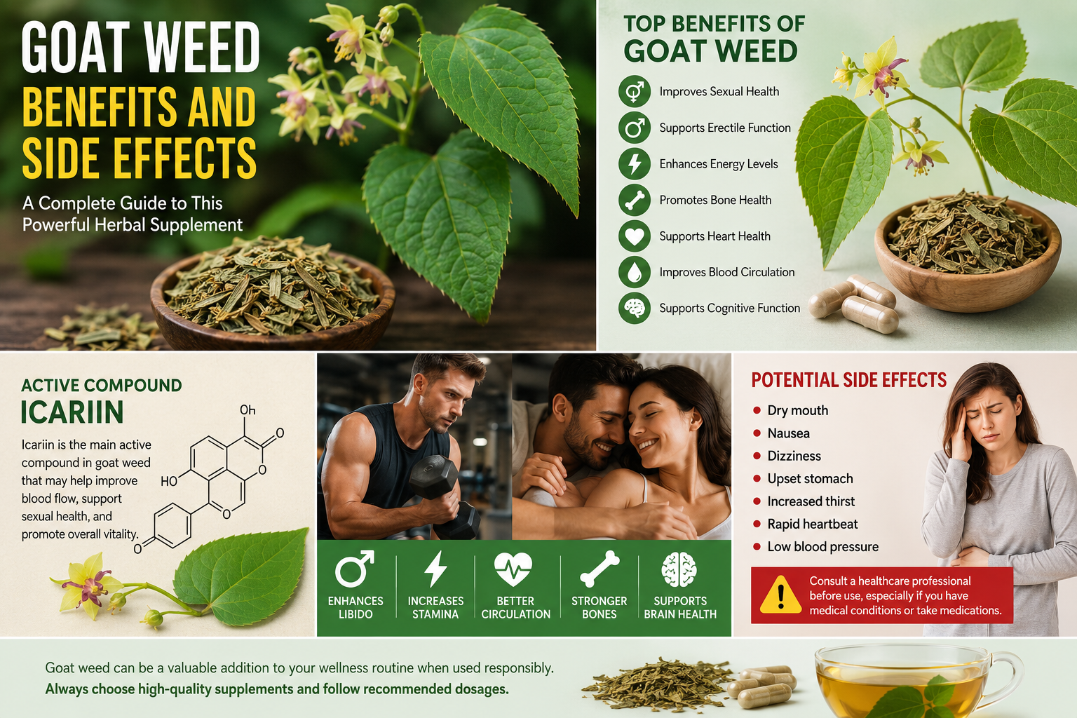 Goat weed benefits
