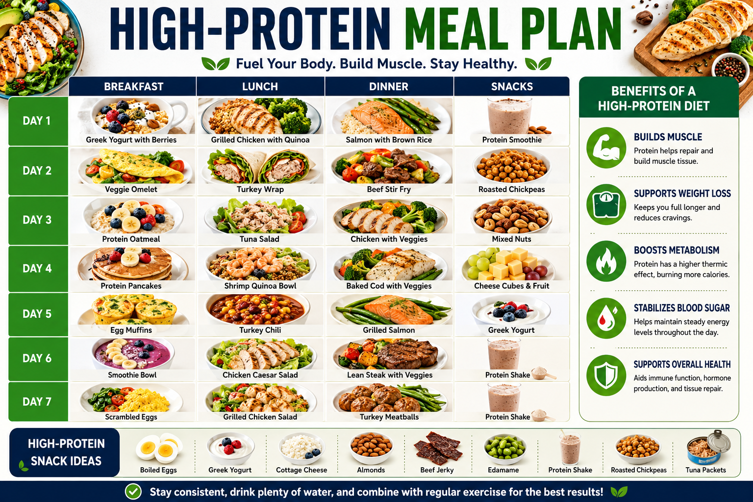 High-Protein Meal Plan