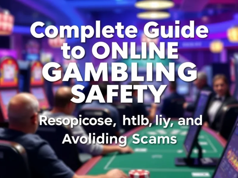 Complete Guide to Online Gambling Safety: Registration Risks, Responsible Play, and Avoiding Scams