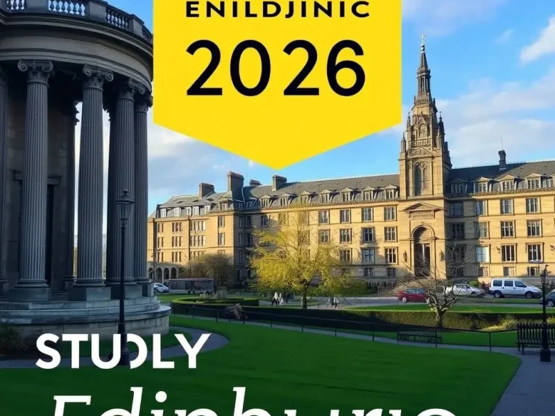 Study at the University of Edinburgh: Complete 2026 Admission Guide for International Students